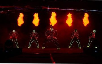 LED fire dance