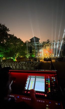 FOH stage view